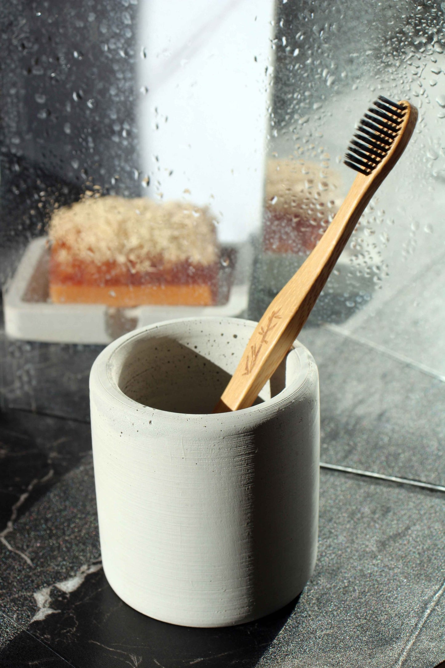 Concrete Toothbrush Holder